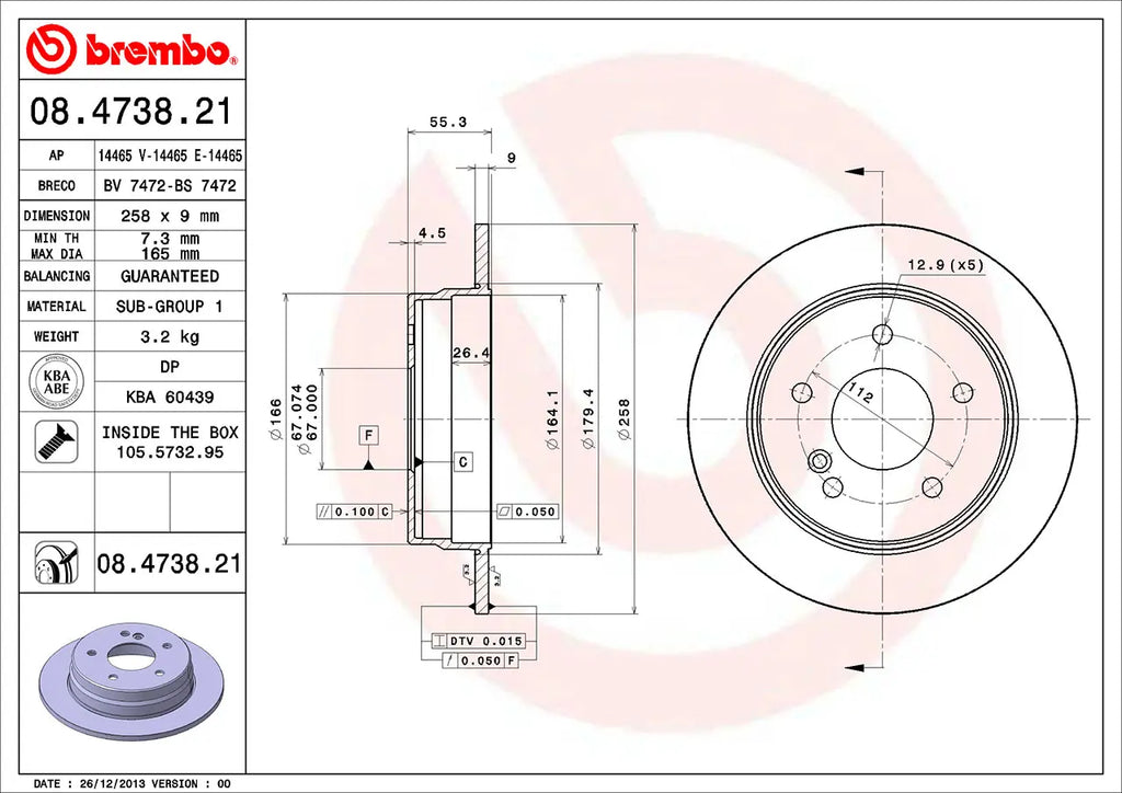 Brake Disc 08.4738.21
