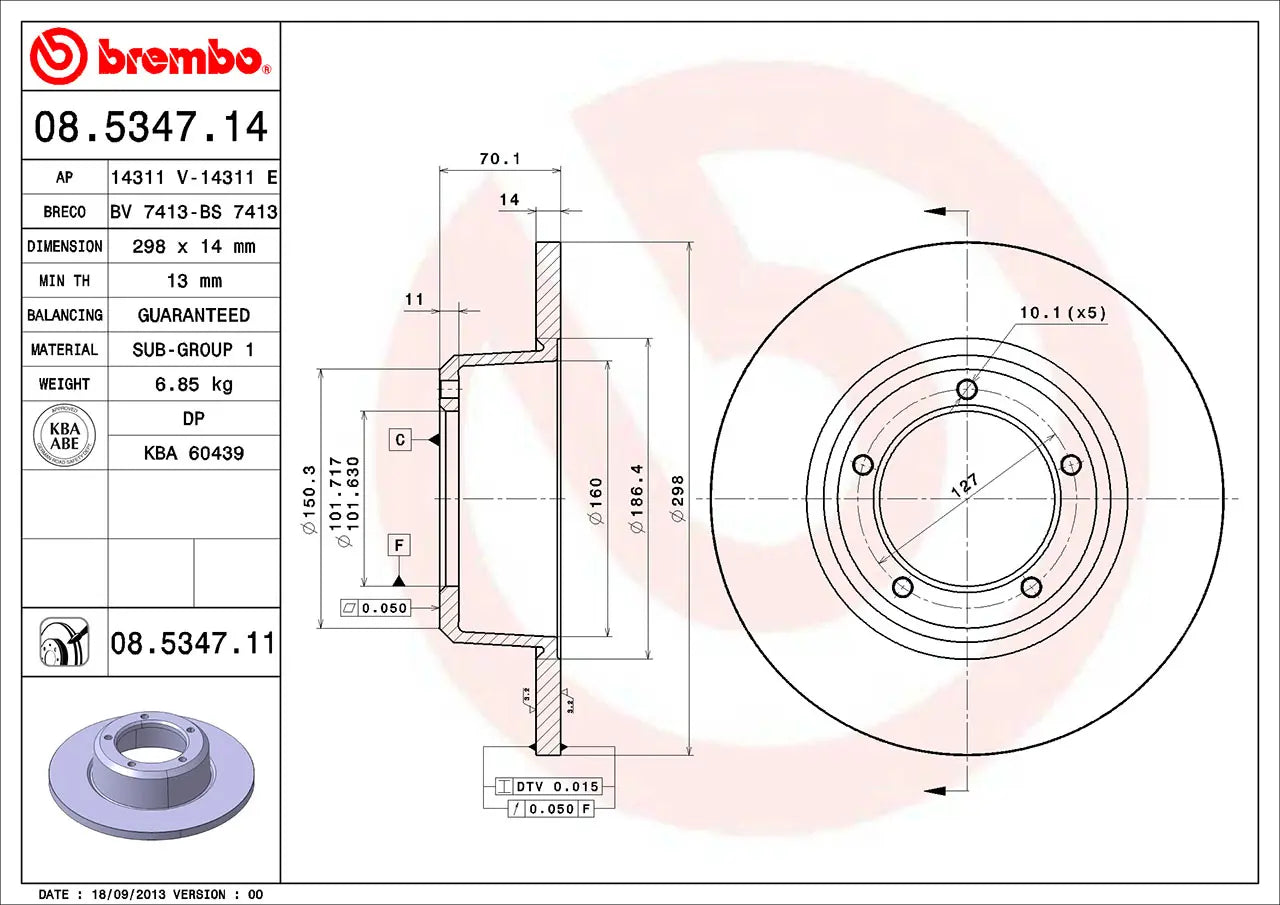 Brake Disc 08.5347.11